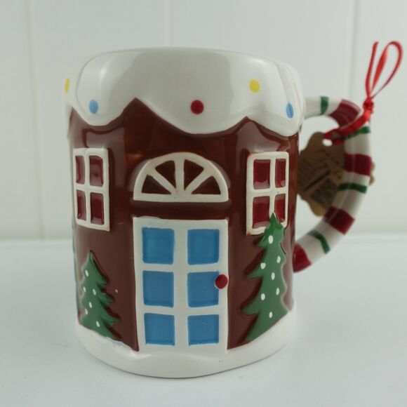 Lang Traditional Gingerbread House Christmas Mug Holiday - Picture 1 of 10